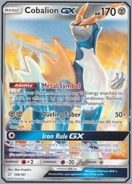 Cobalion GX (106/181) (Perfection - Henry Brand) [World Championships 2019] | Silver Goblin
