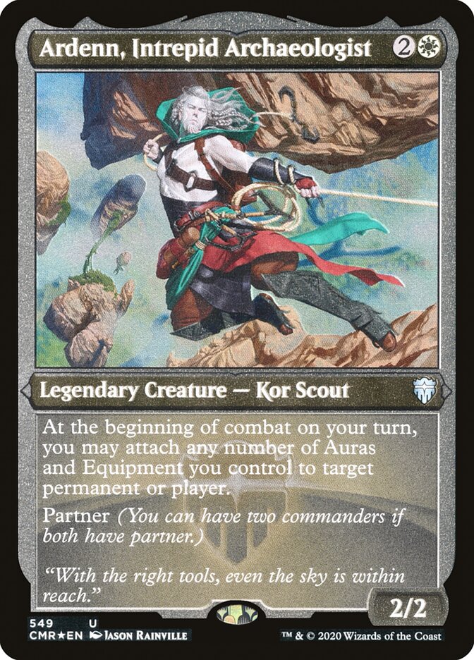 Ardenn, Intrepid Archaeologist (Etched) [Commander Legends] | Silver Goblin
