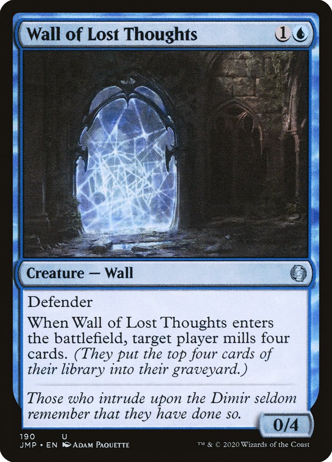 Wall of Lost Thoughts [Jumpstart] | Silver Goblin