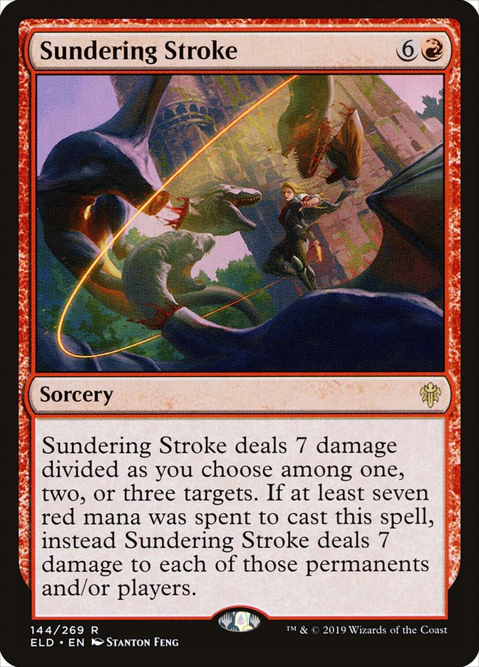 Sundering Stroke [Throne of Eldraine] | Silver Goblin