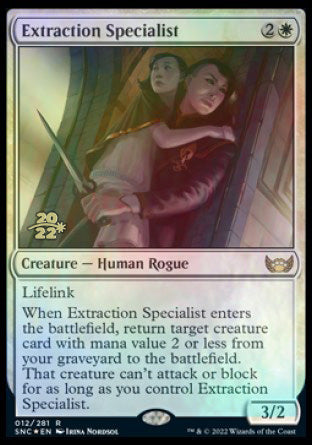 Extraction Specialist [Streets of New Capenna Prerelease Promos] | Silver Goblin