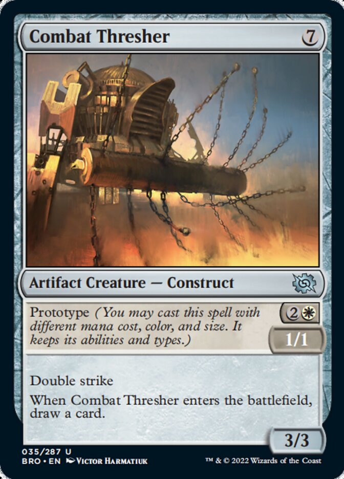 Combat Thresher [The Brothers' War] | Silver Goblin