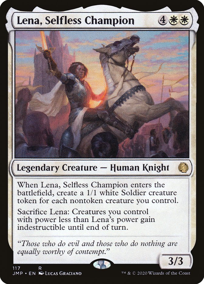 Lena, Selfless Champion [Jumpstart] | Silver Goblin