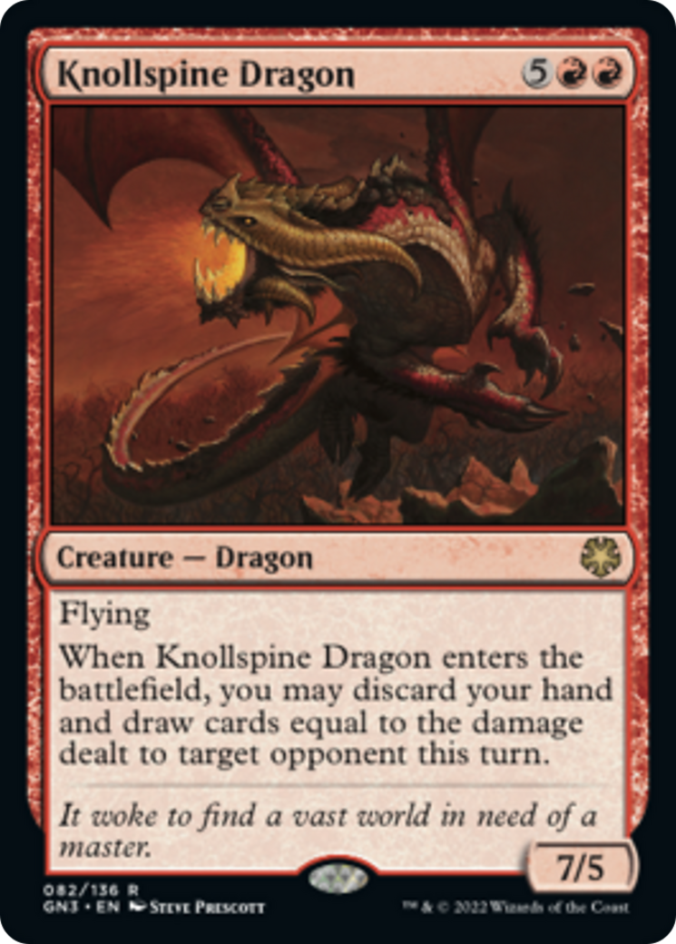 Knollspine Dragon [Game Night: Free-for-All] | Silver Goblin