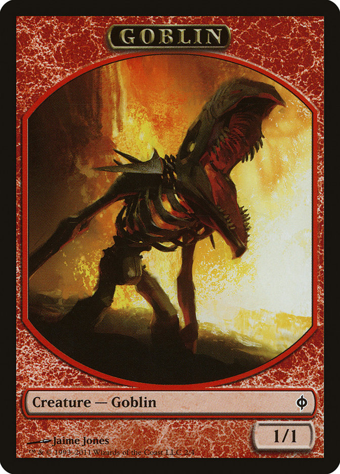 Goblin Token [New Phyrexia Tokens] | Silver Goblin