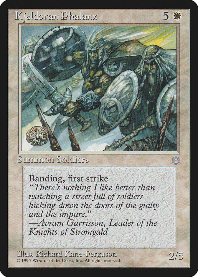 Kjeldoran Phalanx [Ice Age] | Silver Goblin
