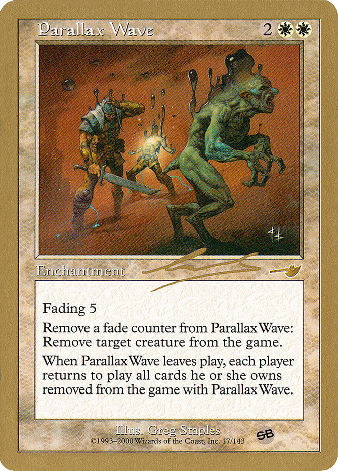 Parallax Wave (Nicolas Labarre) (SB) [World Championship Decks 2000] | Silver Goblin