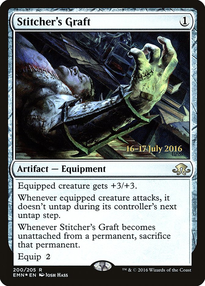 Stitcher's Graft [Eldritch Moon Prerelease Promos] | Silver Goblin