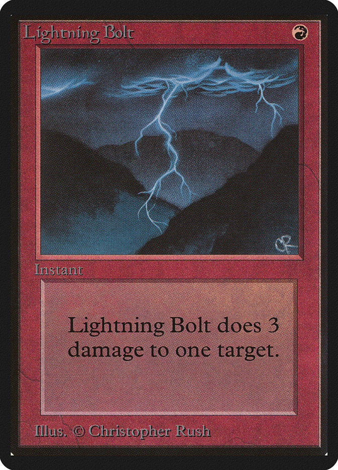 Lightning Bolt [Beta Edition] | Silver Goblin