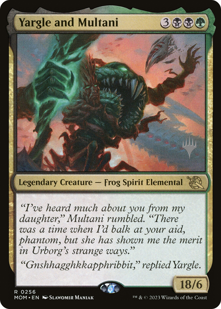 Yargle and Multani (Promo Pack) [March of the Machine Promos] | Silver Goblin