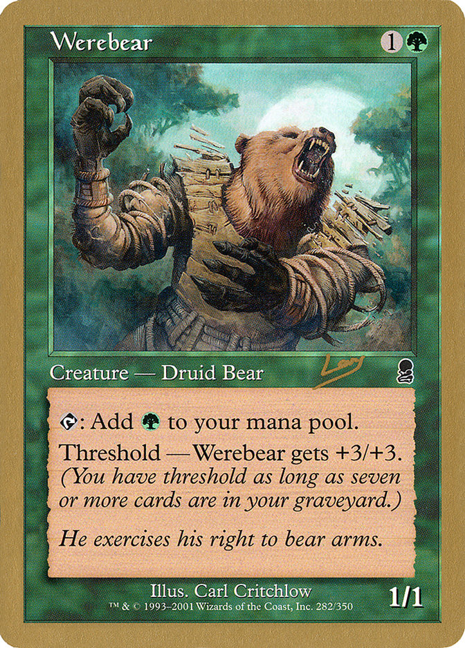 Werebear (Raphael Levy) [World Championship Decks 2002] | Silver Goblin