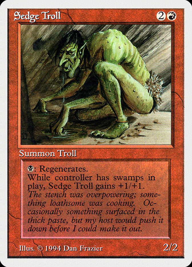 Sedge Troll [Summer Magic / Edgar] | Silver Goblin