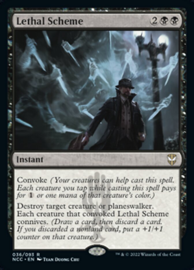 Lethal Scheme [Streets of New Capenna Commander] | Silver Goblin