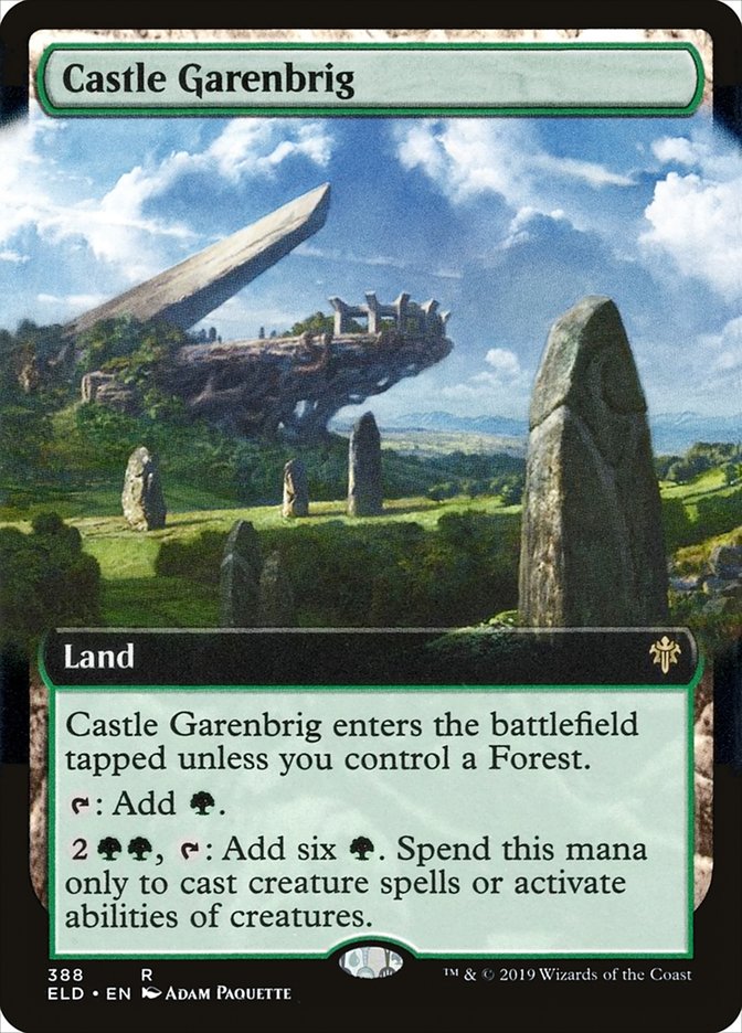 Castle Garenbrig (Extended Art) [Throne of Eldraine] | Silver Goblin