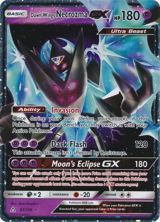 Dawn Wings Necrozma GX (63/156) (Jumbo Card) [Sun & Moon: Ultra Prism] | Silver Goblin