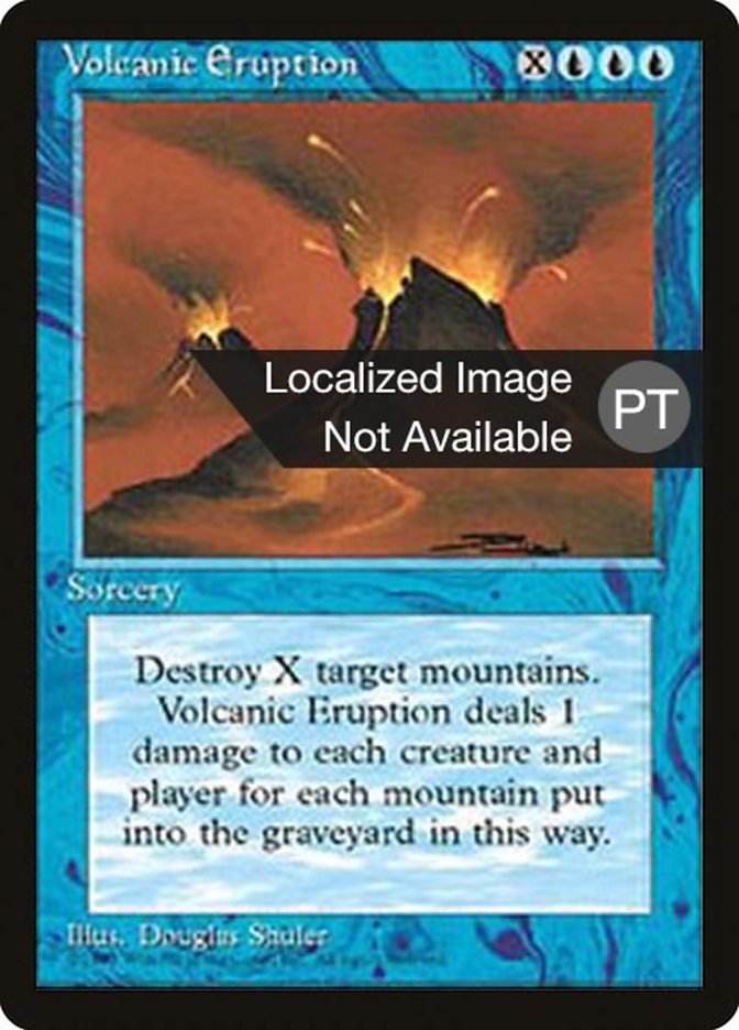 Volcanic Eruption [Fourth Edition (Foreign Black Border)] | Silver Goblin