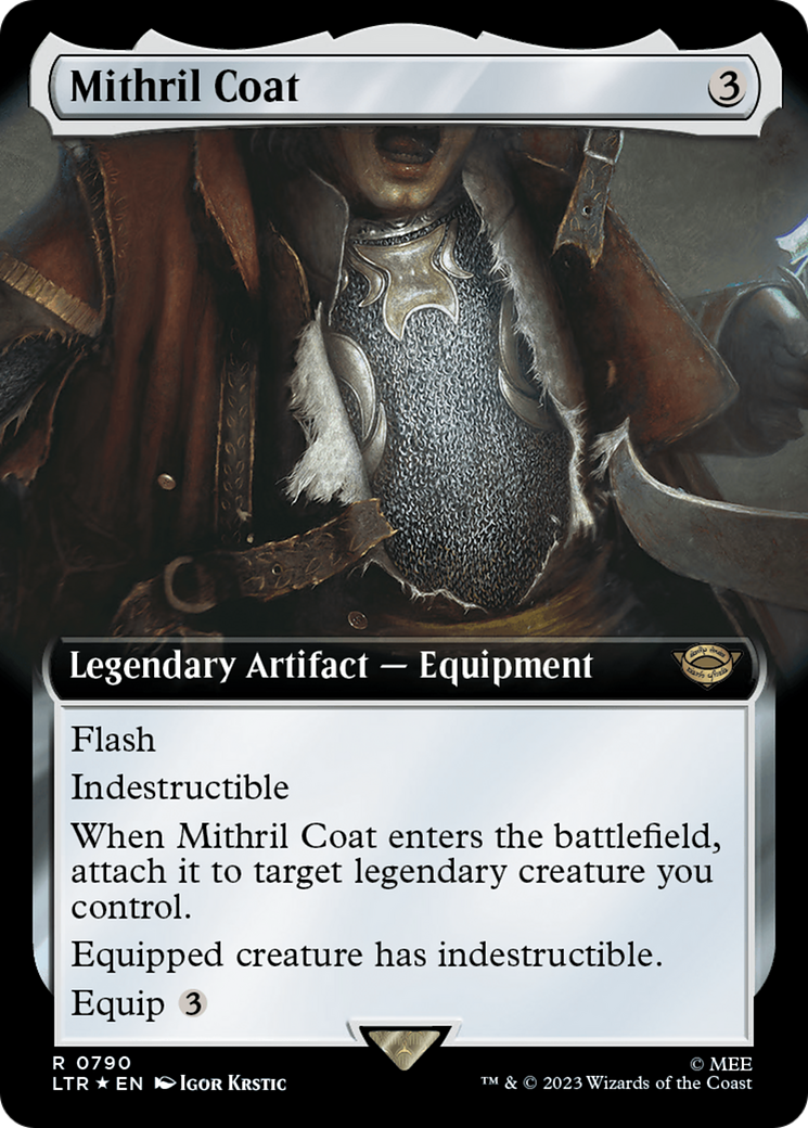 Mithril Coat (Extended Art) (Surge Foil) [The Lord of the Rings: Tales of Middle-Earth] | Silver Goblin