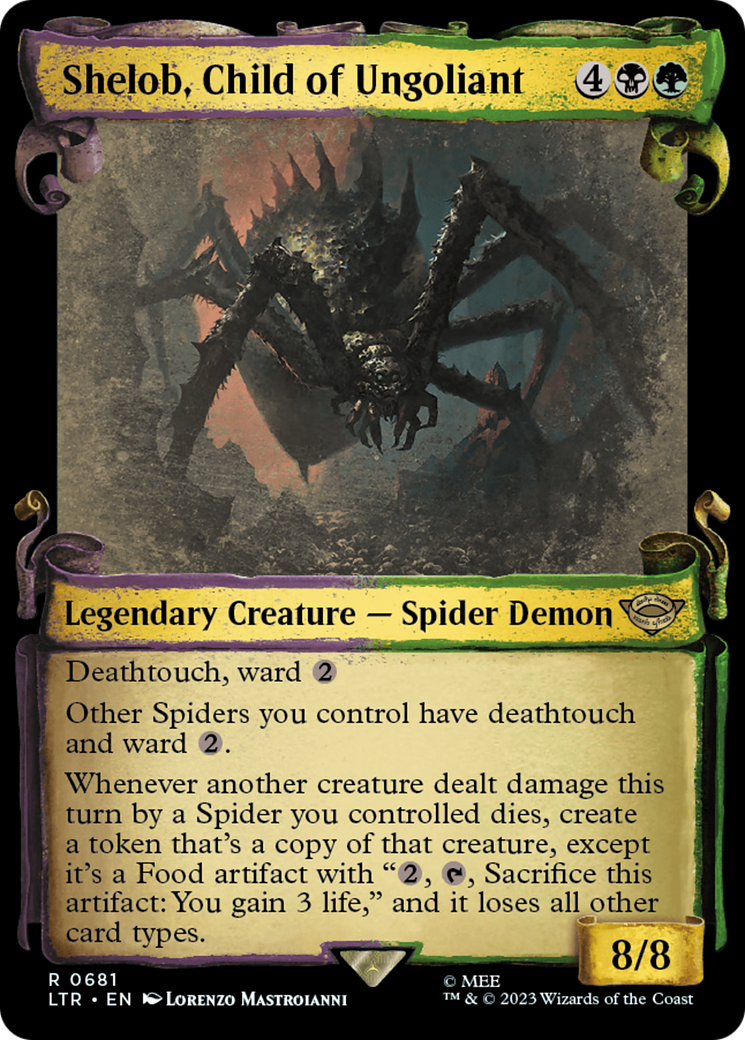 Shelob, Child of Ungoliant [The Lord of the Rings: Tales of Middle-Earth Showcase Scrolls] | Silver Goblin