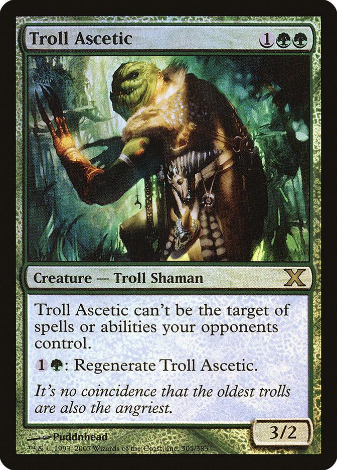 Troll Ascetic (Premium Foil) [Tenth Edition] | Silver Goblin