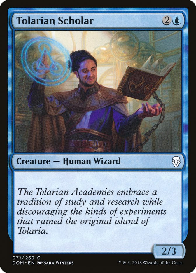 Tolarian Scholar [Dominaria] | Silver Goblin