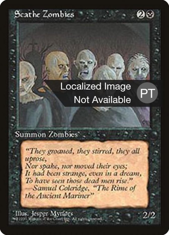 Scathe Zombies [Fourth Edition (Foreign Black Border)] | Silver Goblin