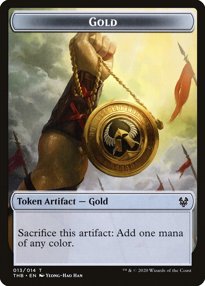 Gold Token [Theros Beyond Death Tokens] | Silver Goblin