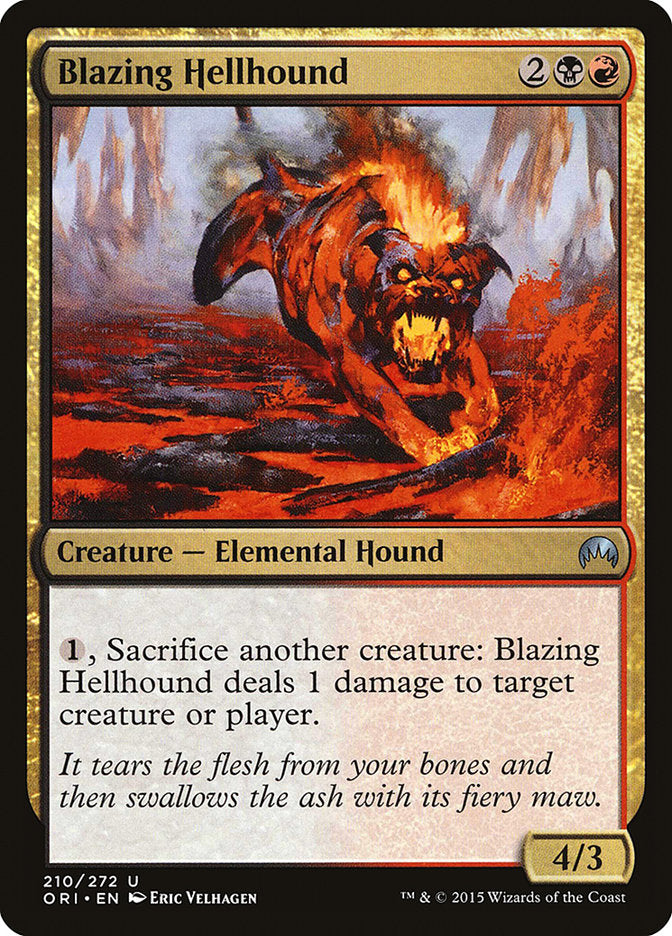 Blazing Hellhound [Magic Origins] | Silver Goblin