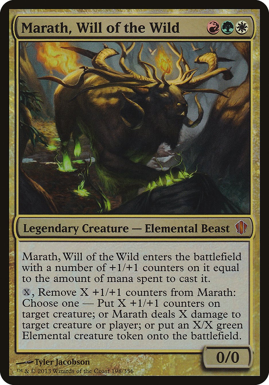 Marath, Will of the Wild (Oversized) [Commander 2013 Oversized] | Silver Goblin