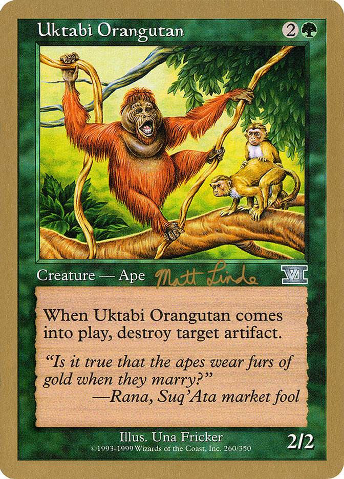 Uktabi Orangutan (Matt Linde) [World Championship Decks 1999] | Silver Goblin