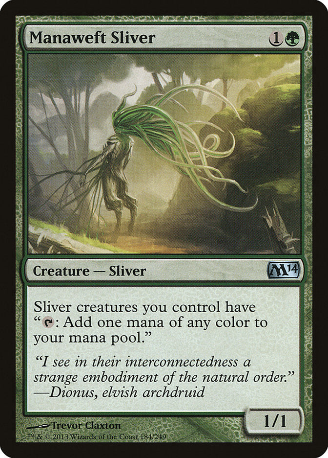 Manaweft Sliver [Magic 2014] | Silver Goblin
