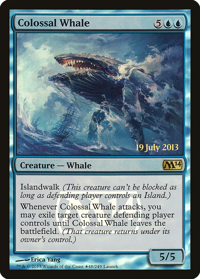 Colossal Whale [Magic 2014 Prerelease Promos] | Silver Goblin