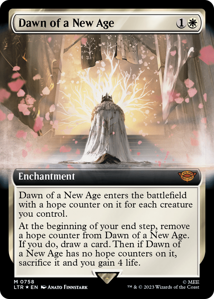 Dawn of a New Age (Extended Art) (Surge Foil) [The Lord of the Rings: Tales of Middle-Earth] | Silver Goblin