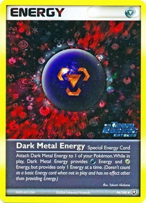 Dark Metal Energy (94/109) (Stamped) [EX: Team Rocket Returns] | Silver Goblin