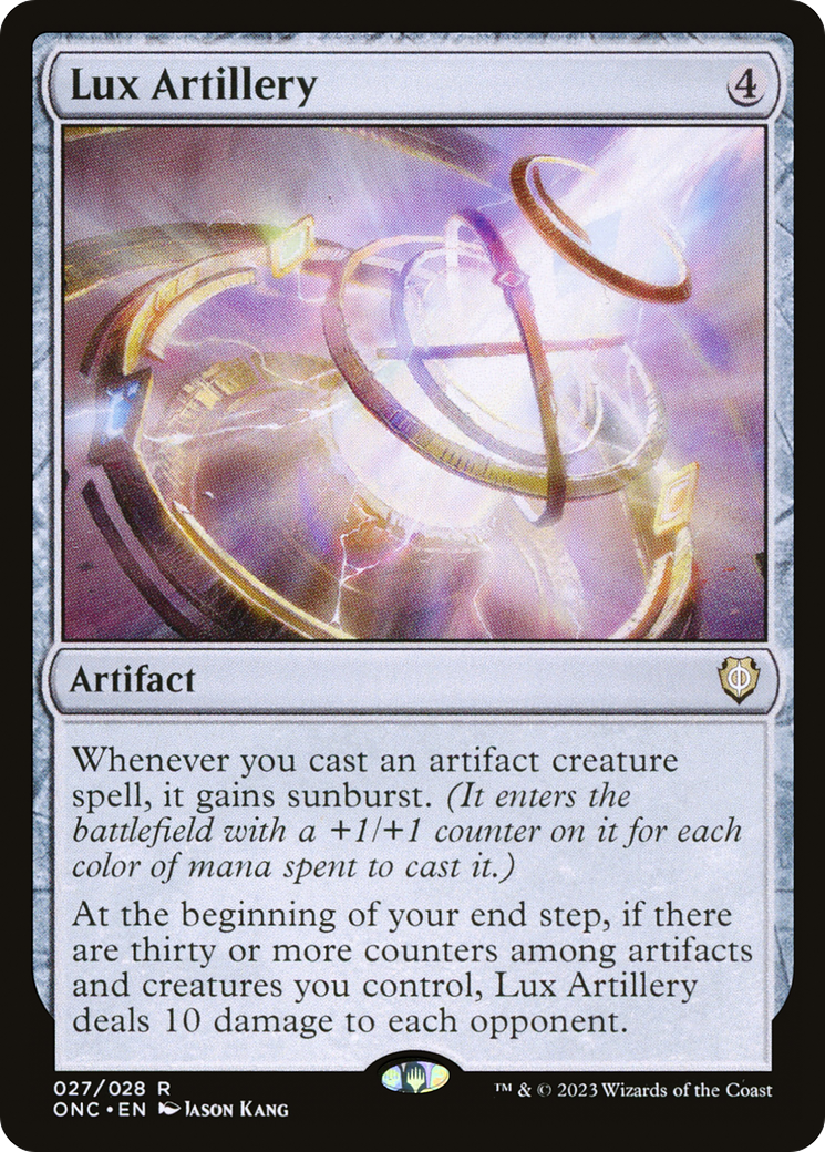 Lux Artillery [Phyrexia: All Will Be One Commander] | Silver Goblin