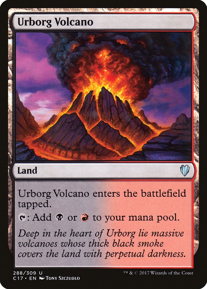 Urborg Volcano [Commander 2017] | Silver Goblin