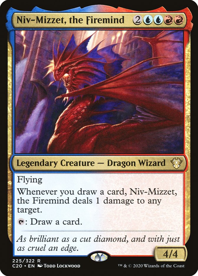Niv-Mizzet, the Firemind [Commander 2020] | Silver Goblin