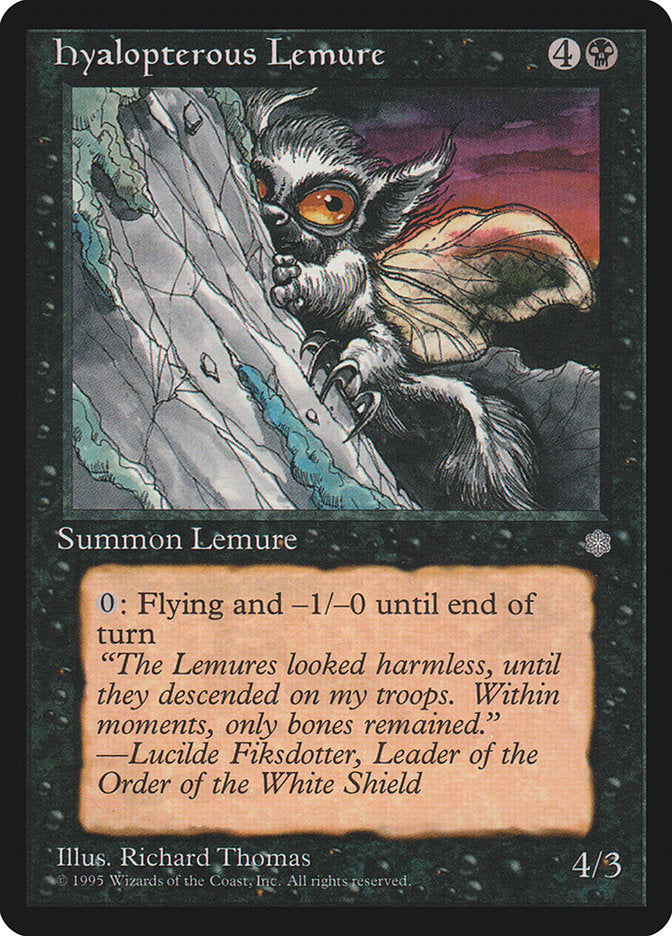Hyalopterous Lemure [Ice Age] | Silver Goblin