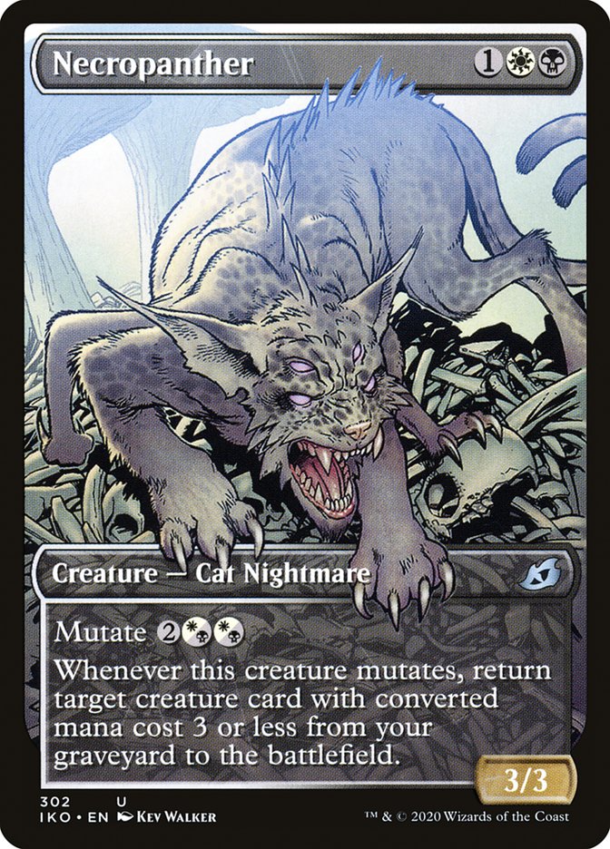 Necropanther (Showcase) [Ikoria: Lair of Behemoths] | Silver Goblin