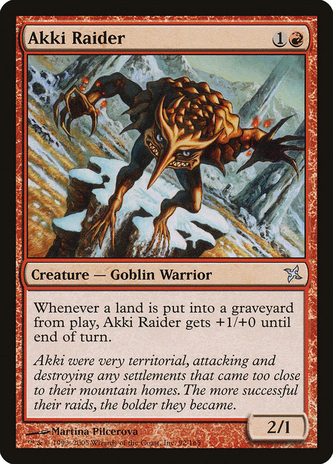 Akki Raider [Betrayers of Kamigawa] | Silver Goblin