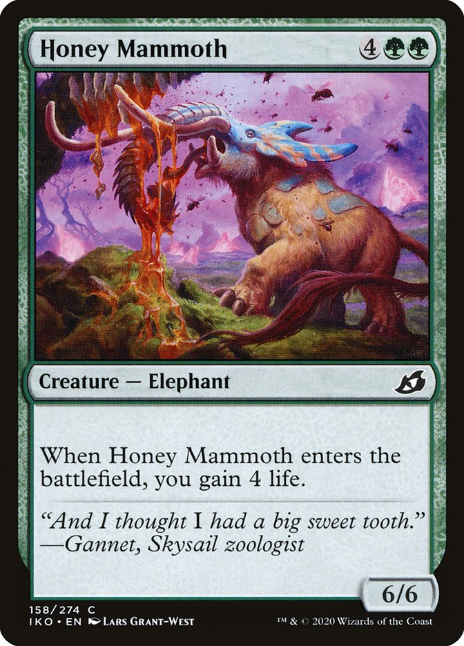 Honey Mammoth [Ikoria: Lair of Behemoths] | Silver Goblin