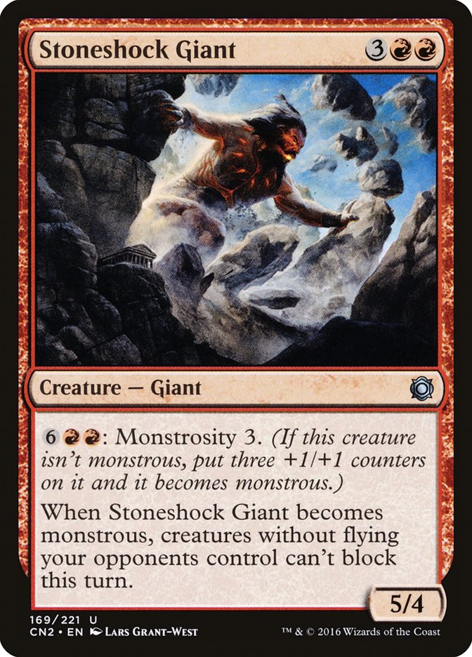Stoneshock Giant [Conspiracy: Take the Crown] | Silver Goblin