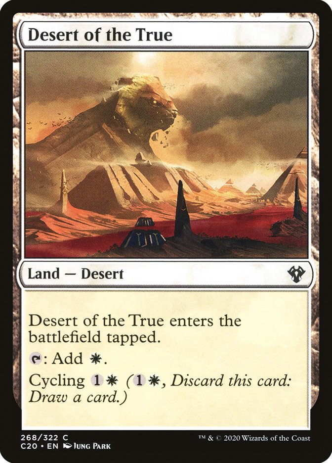 Desert of the True [Commander 2020] | Silver Goblin