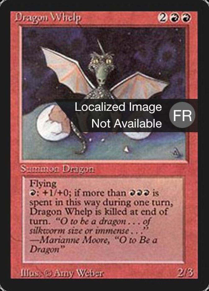 Dragon Whelp [Foreign Black Border] | Silver Goblin