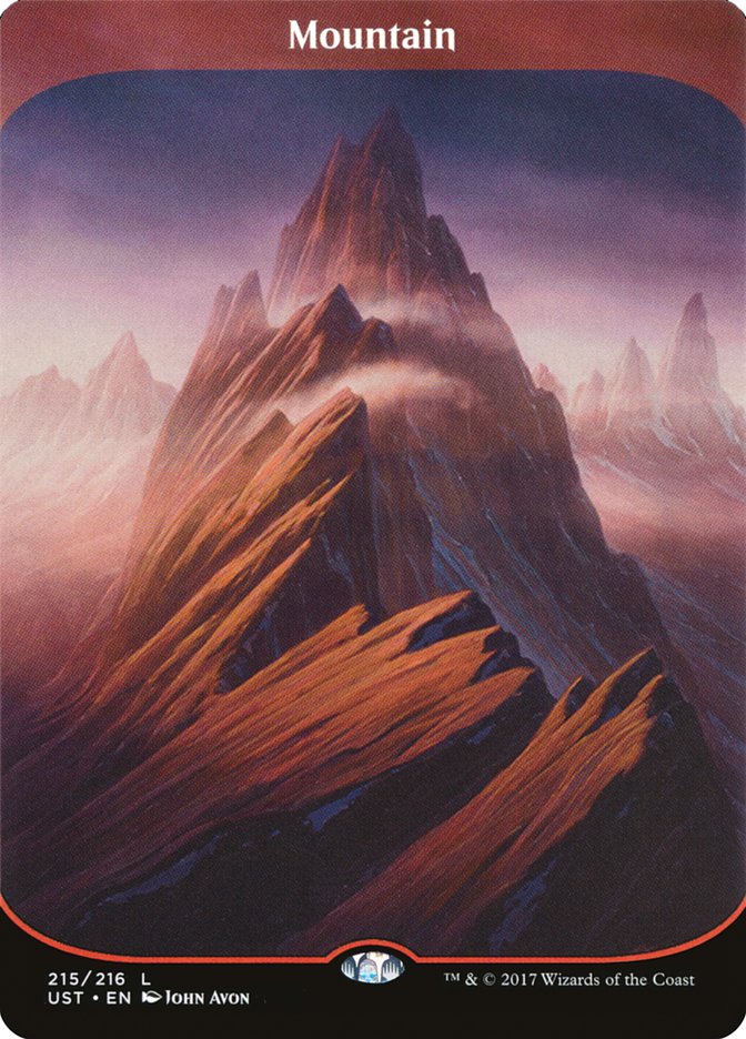 Mountain (215) [Unstable] | Silver Goblin