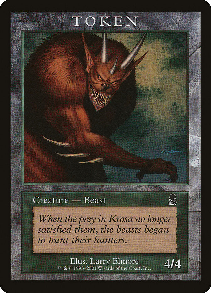 Beast Token [Magic Player Rewards 2001] | Silver Goblin