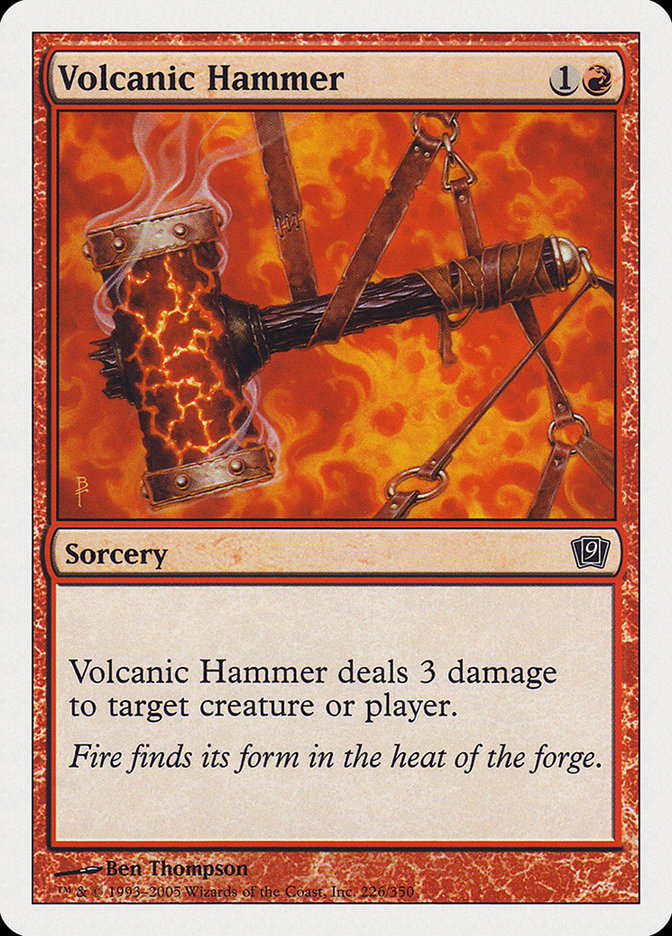 Volcanic Hammer [Ninth Edition] | Silver Goblin