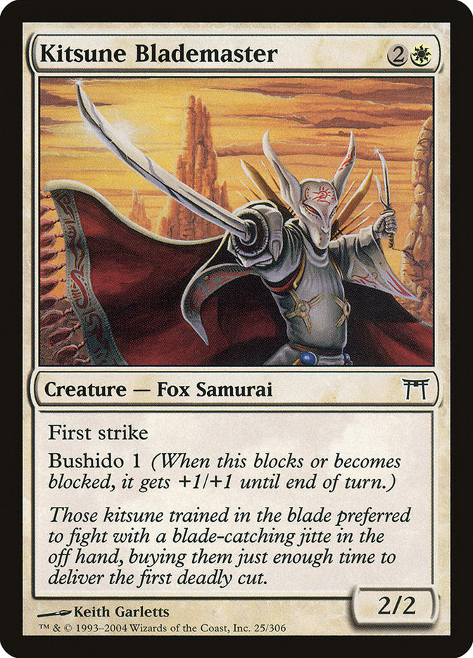 Kitsune Blademaster [Champions of Kamigawa] | Silver Goblin