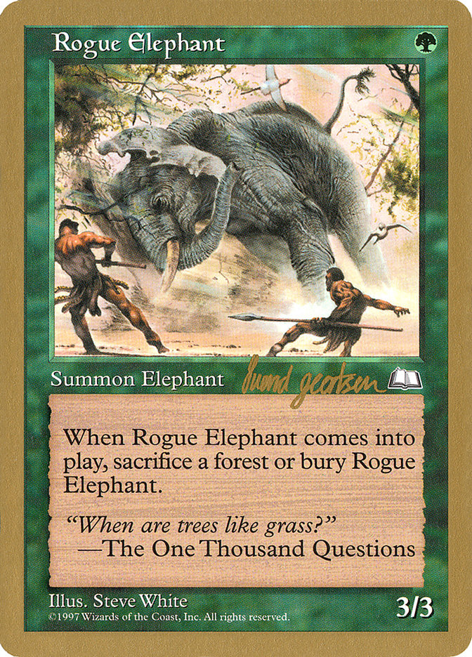 Rogue Elephant (Svend Geertsen) [World Championship Decks 1997] | Silver Goblin