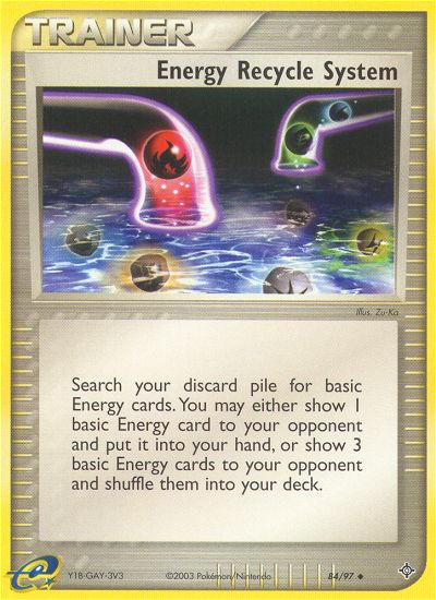 Energy Recycle System (84/97) [EX: Dragon] | Silver Goblin
