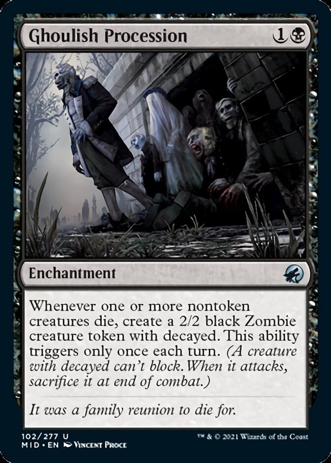 Ghoulish Procession [Innistrad: Midnight Hunt] | Silver Goblin